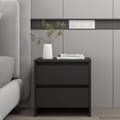 Miniatyrbillede 9 af 10: vidaXL sengebord 45x34,5x44,5 cm spånplade sort