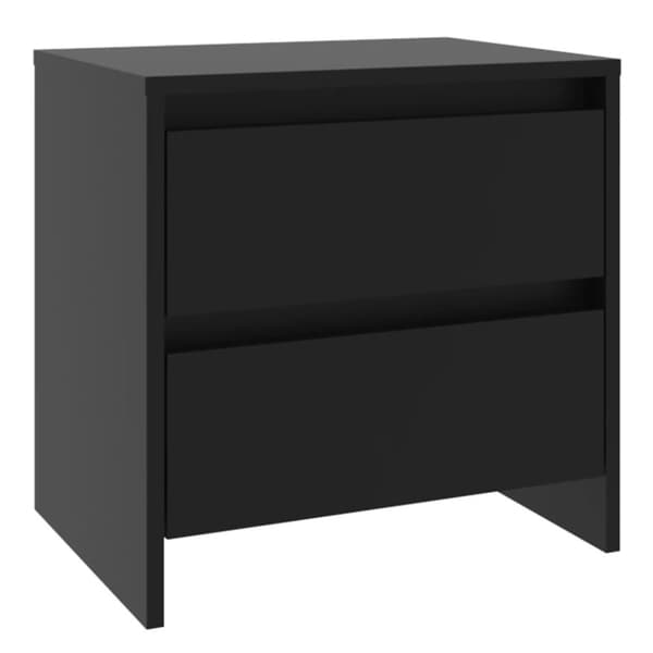 vidaXL sengebord 45x34,5x44,5 cm spånplade sort