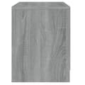 Miniatyrbilde 8 av 11: vidaXL Nattbord 2 stk grå sonoma eik 45x34,5x44,5 cm sponplate