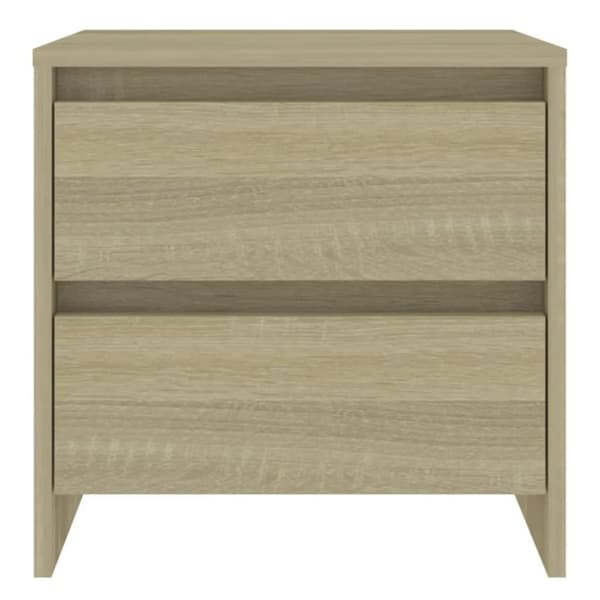 vidaXL Yöpöydät 2 kpl Sonoma-tammi 45x34,5x44,5 cm lastulevy