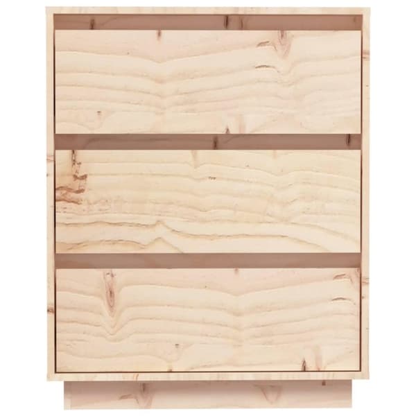 vidaXL Skjenk 60x34x75 cm heltre furu