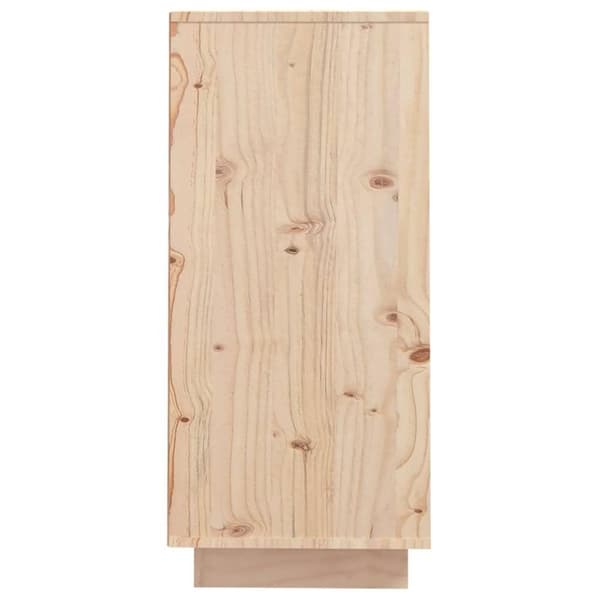 vidaXL Skjenk 60x34x75 cm heltre furu