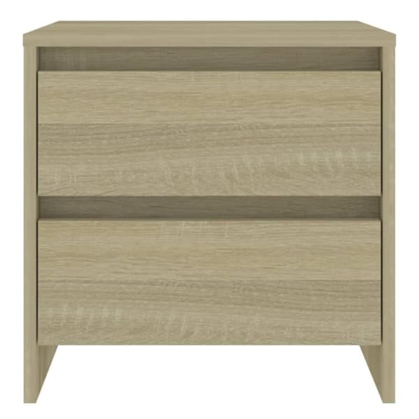 vidaXL Sängbord sonoma ek 45x34,5x44,5 cm spånskiva