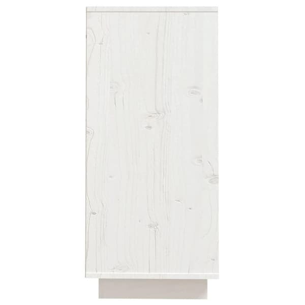 vidaXL Senkki valkoinen 60x34x75 cm täysi mänty