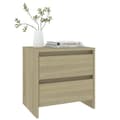 Pikkukuva 3 / 10: vidaXL Yöpöytä Sonoma-tammi 45x34,5x44,5 cm lastulevy