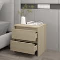 Pikkukuva 4 / 10: vidaXL Yöpöytä Sonoma-tammi 45x34,5x44,5 cm lastulevy