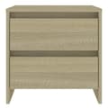 Pikkukuva 5 / 10: vidaXL Yöpöytä Sonoma-tammi 45x34,5x44,5 cm lastulevy
