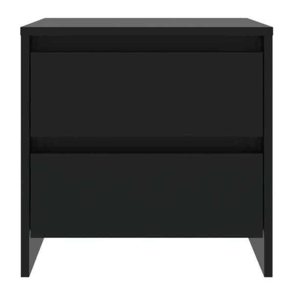 vidaXL Nattbord 2 stk svart 45x34,5x44,5 cm sponplate