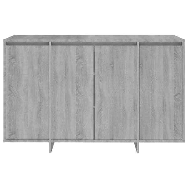 vidaXL Senkki harmaa Sonoma 120x41x75 cm lastulevy