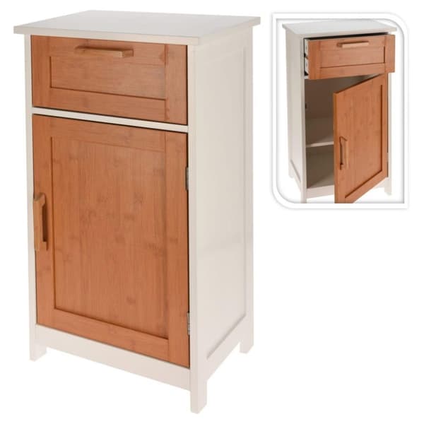 Bathroom Solutions Skåp med dörr och låda MDF