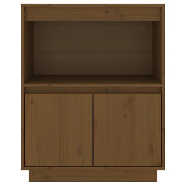vidaXL Skjenk honningbrun 60x34x75 cm heltre furu