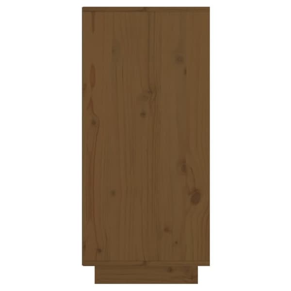 vidaXL Skjenk honningbrun 60x34x75 cm heltre furu