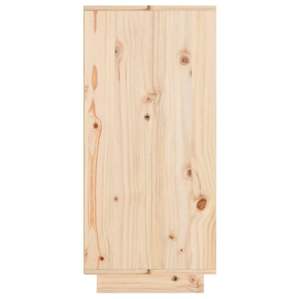 vidaXL Skjenk 60x34x75 cm heltre furu