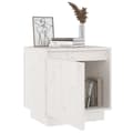 Miniatyrbilde 5 av 11: vidaXL Nattbord 40x30x40 heltre furu hvit