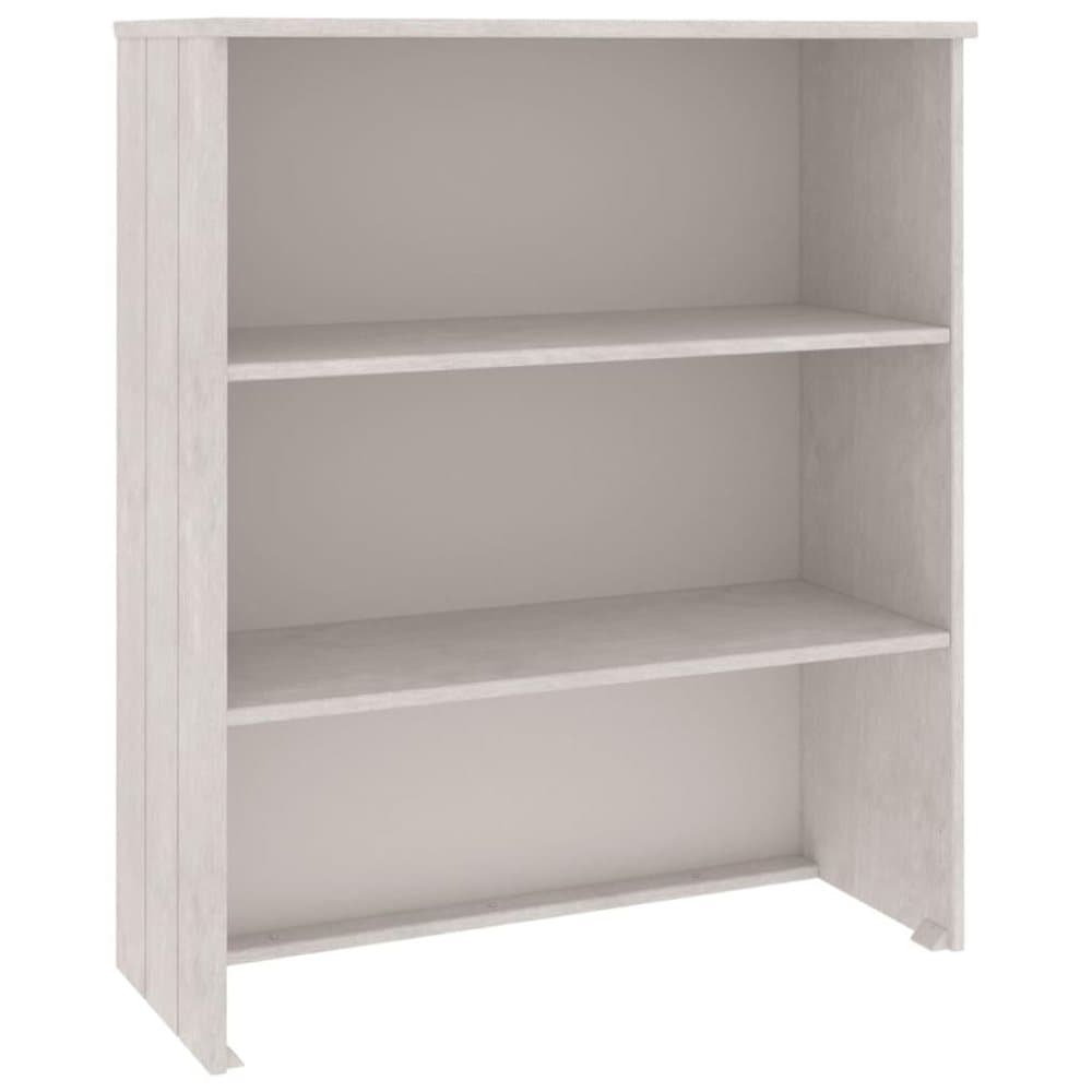 vidaXL Överdel till högskåp ljusgrå 85x35x100 cm massiv furu