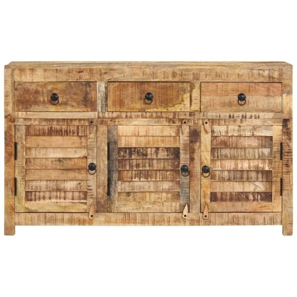 vidaXL Senkki 110x30x65 cm täysi mangopuu