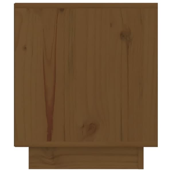 vidaXL Yöpöydät 2 kpl hunajanruskea 40x34x40 cm täysi mänty
