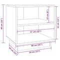 Pikkukuva 8 / 9: vidaXL Yöpöydät 2 kpl hunajanruskea 40x34x40 cm täysi mänty