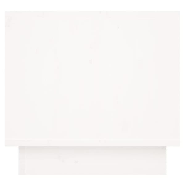 vidaXL sengeborde 2 stk. 35x34x32 cm massivt fyrretræ hvid