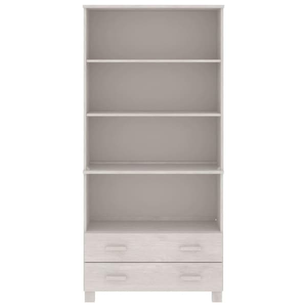 vidaXL Highboard HAMAR heltre furu hvit