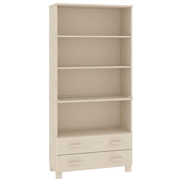 vidaXL Highboard HAMAR heltre furu honningbrun
