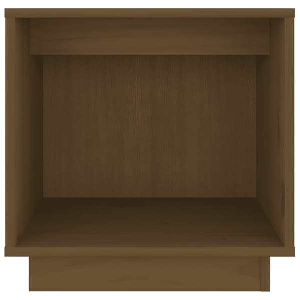 vidaXL Nattbord 2 stk honningbrun 40x30x40 cm heltre furu