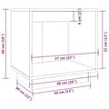 Miniatyrbilde 7 av 8: vidaXL Nattbord 2 stk 40x30x40 heltre furu