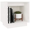 Miniatyrbilde 3 av 8: vidaXL Nattbord 2 stk 40x30x40 heltre furu hvit
