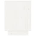 Miniatyrbilde 5 av 8: vidaXL Nattbord 2 stk 40x30x40 heltre furu hvit