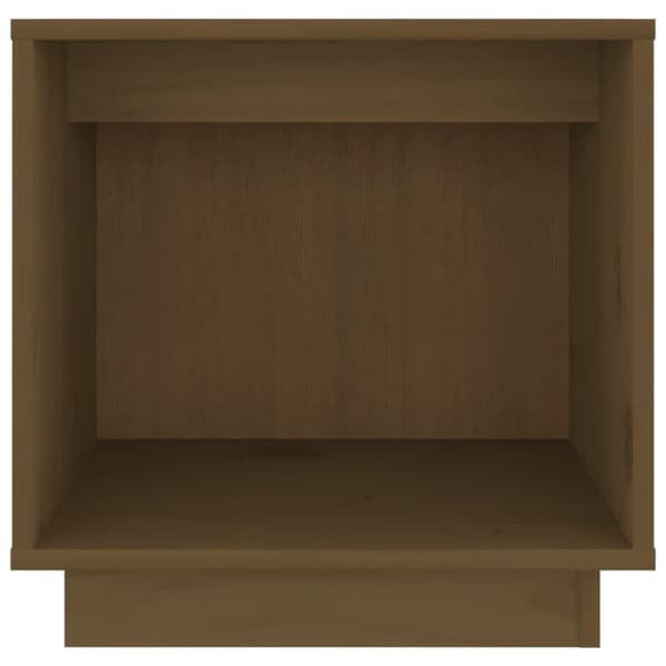 vidaXL Nattbord honningbrun 40x30x40 cm heltre furu