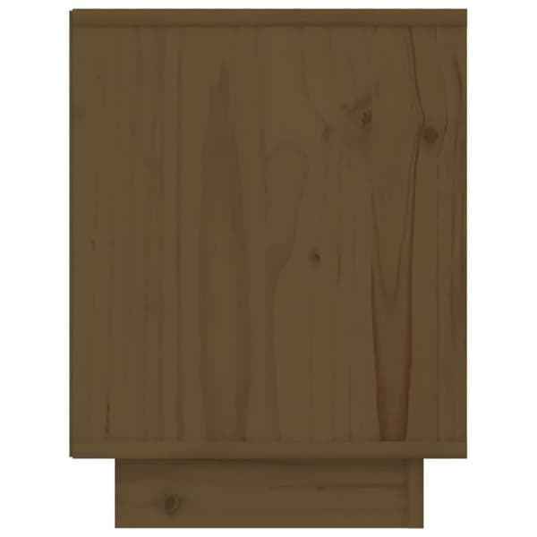 vidaXL Nattbord honningbrun 40x30x40 cm heltre furu