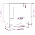 Miniatyrbilde 7 av 9: vidaXL Nattbord honningbrun 40x30x40 cm heltre furu