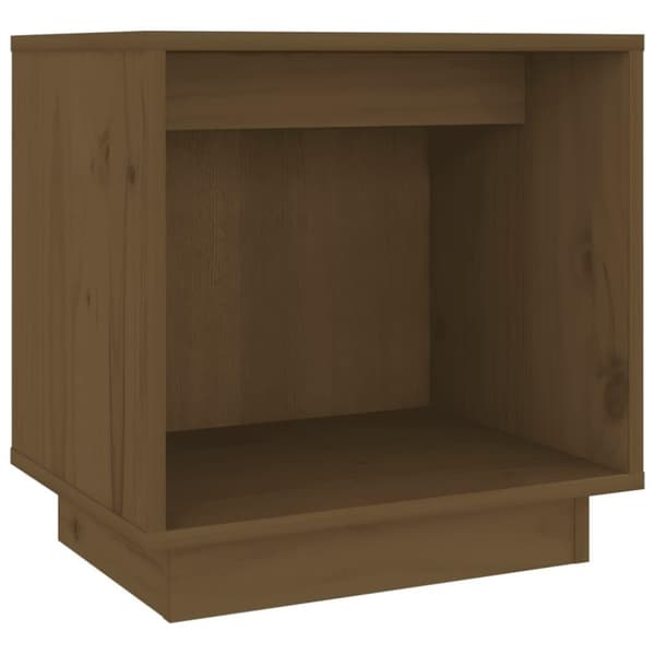 vidaXL Nattbord honningbrun 40x30x40 cm heltre furu