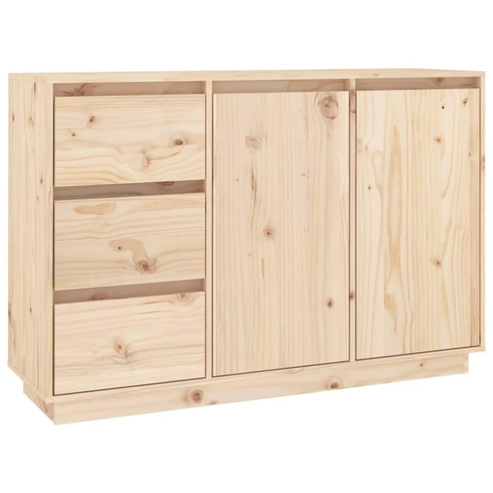vidaXL Skänk 111x34x75 cm massiv furu