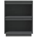 Miniatyrbilde 6 av 11: vidaXL Konsollskap grå 60x34x75 cm heltre furu