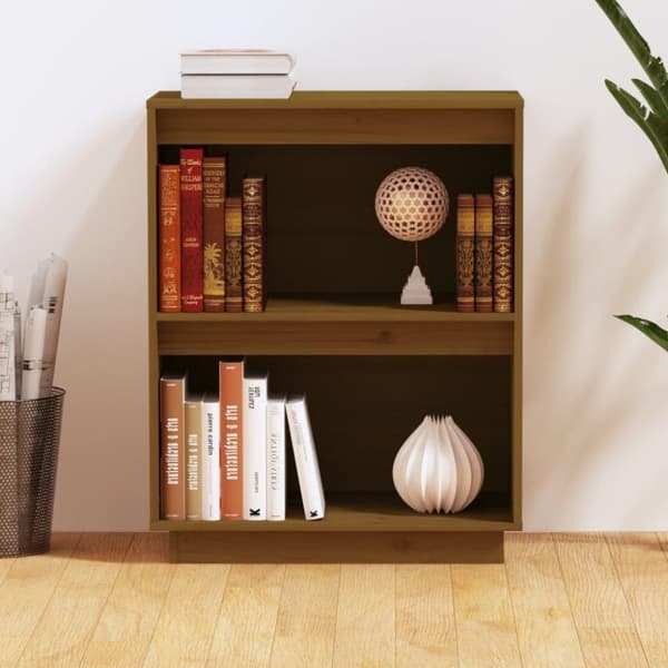 vidaXL Konsollskap honningbrun 60x34x75 cm heltre furu