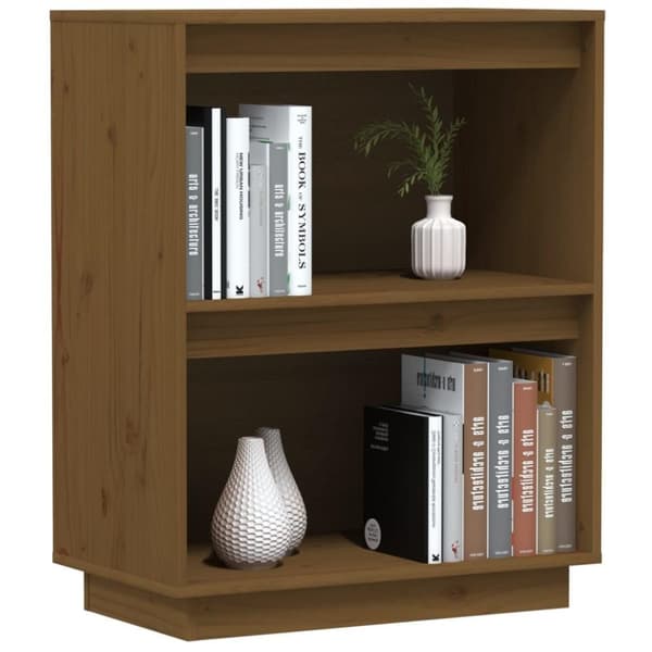vidaXL Konsollskap honningbrun 60x34x75 cm heltre furu