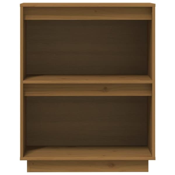 vidaXL Konsollskap honningbrun 60x34x75 cm heltre furu