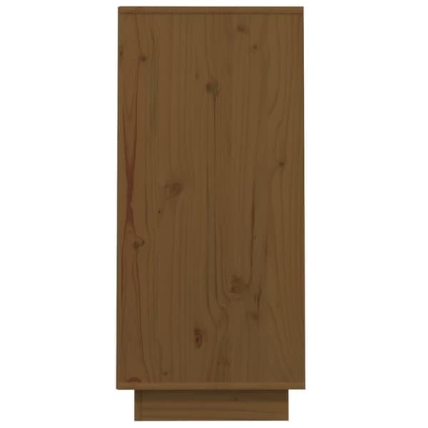 vidaXL Konsollskap honningbrun 60x34x75 cm heltre furu