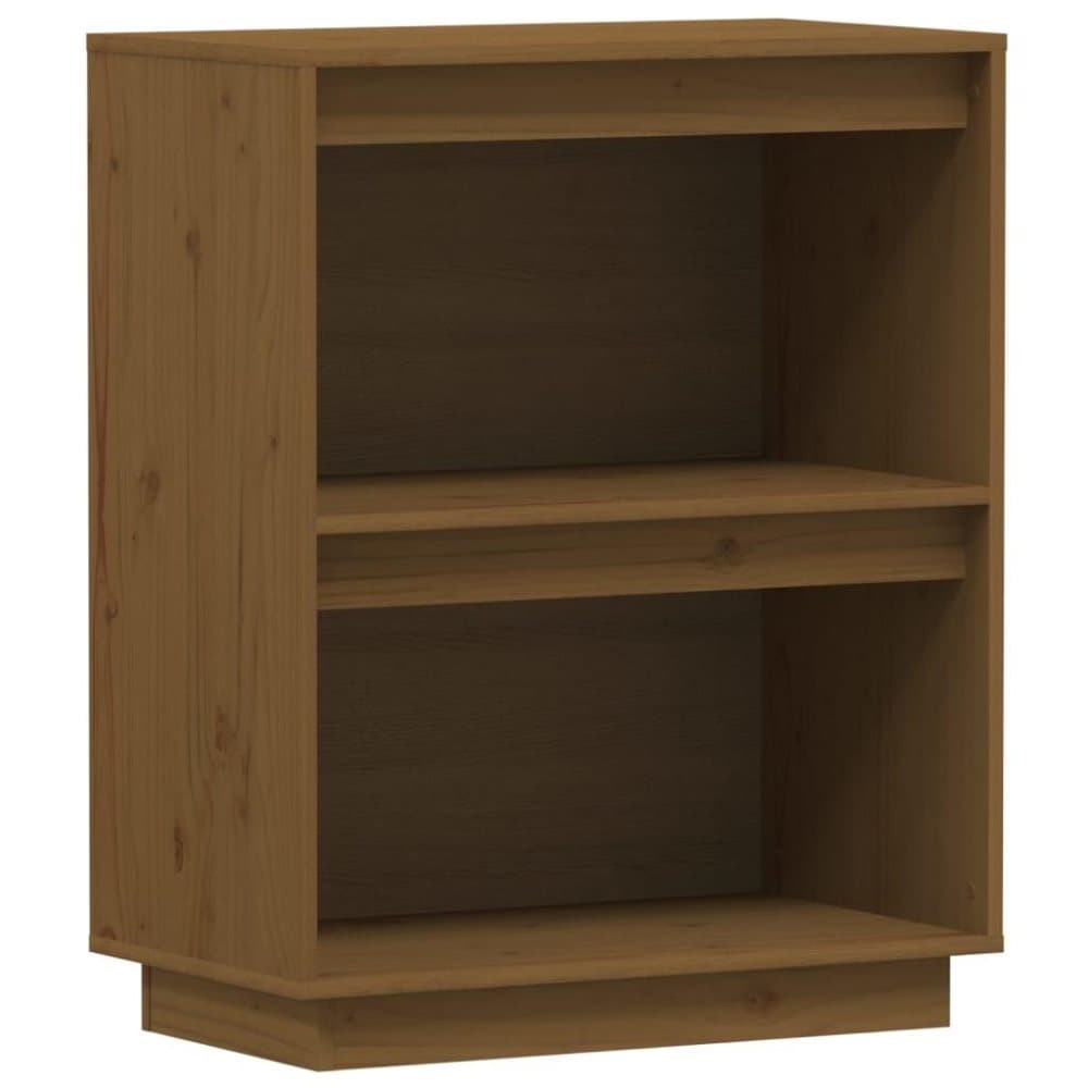 vidaXL Konsolbord honungsbrun 60x34x75 cm massiv furu