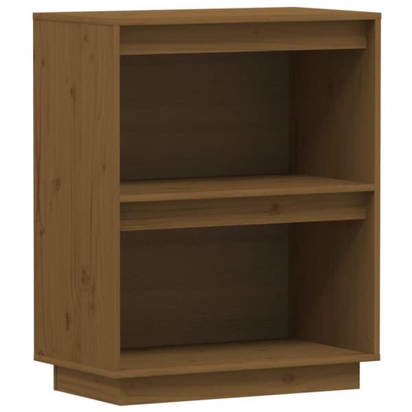 vidaXL Konsollskap honningbrun 60x34x75 cm heltre furu