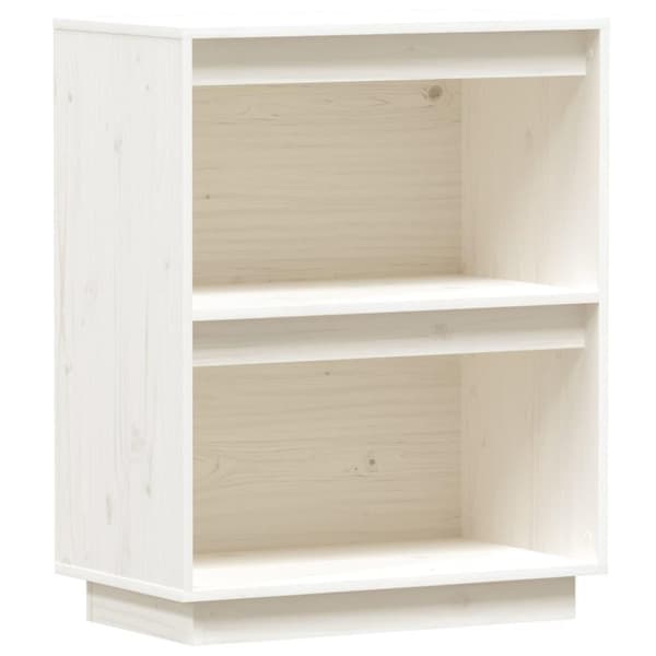 vidaXL Konsolbord vit 60x34x75 cm massiv furu