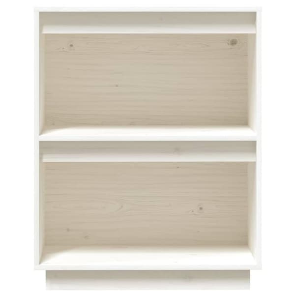vidaXL Konsolikaappi valkoinen 60x34x75 cm täysi mänty