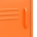 Miniatyrbild 8 av 11: vidaXL Sängbord orange 35x35x51 cm stål