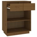 Miniatyrbilde 6 av 11: vidaXL Konsollskap honningbrun 60x34x75 cm heltre furu