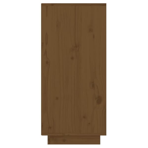vidaXL Konsollskap honningbrun 60x34x75 cm heltre furu