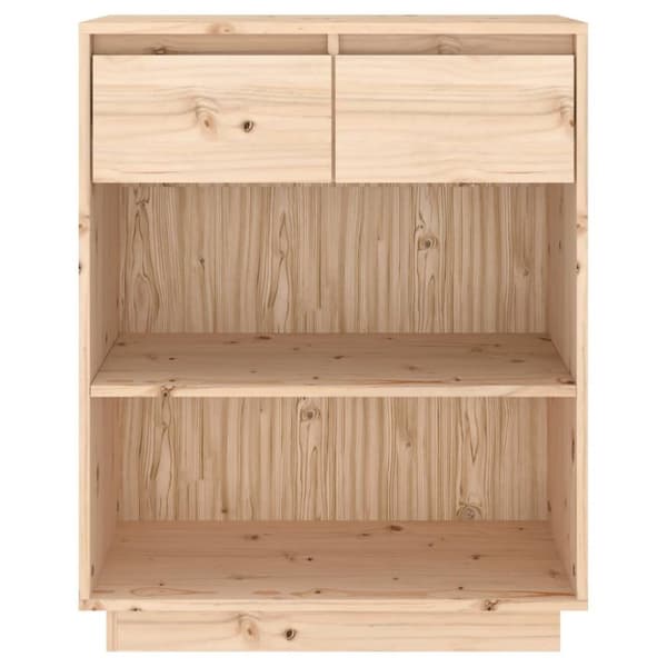 vidaXL Konsolbord 60x34x75 cm massiv furu