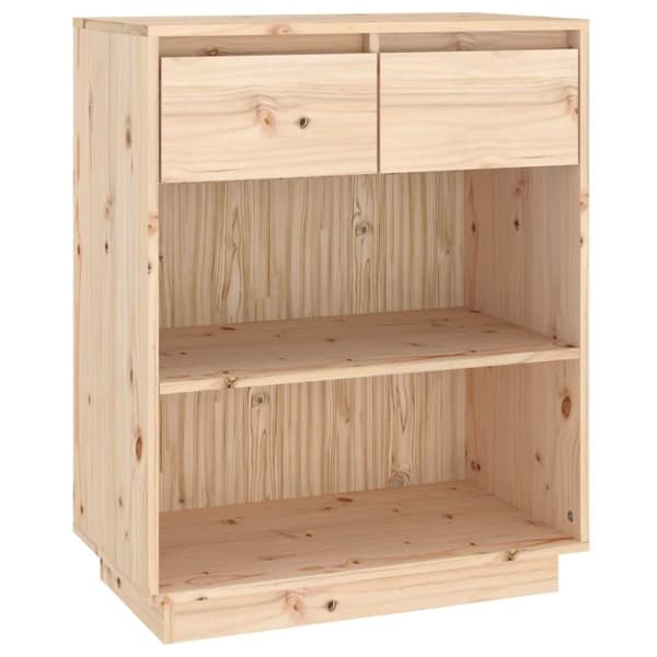vidaXL Konsolbord 60x34x75 cm massiv furu