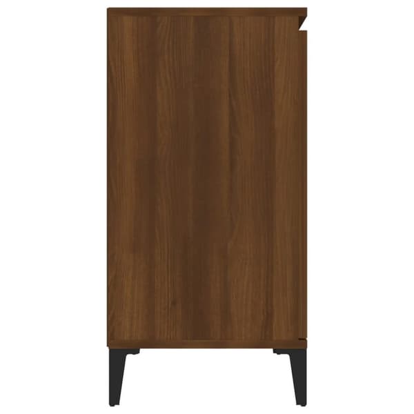 vidaXL Senkki ruskea tammi 104x35x70 cm tekninen puu