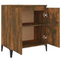 Miniatyrbilde 5 av 11: vidaXL Skjenk røkt eik 60x35x70 cm konstruert tre
